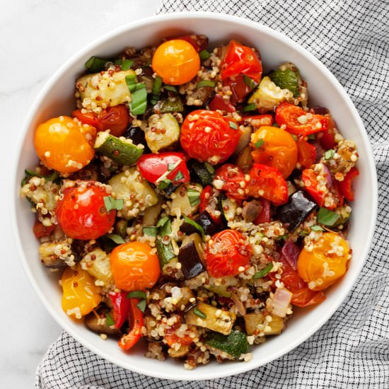 Roasted Ratatouille Quinoa