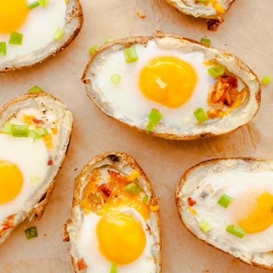 Breakfast Baked Potatoes