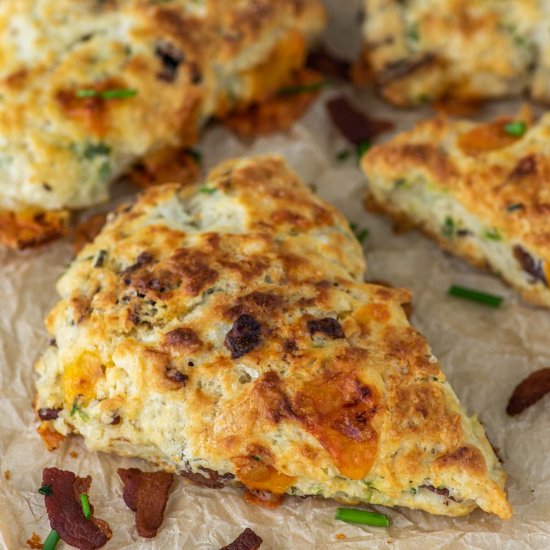 Bacon Cheddar Scones