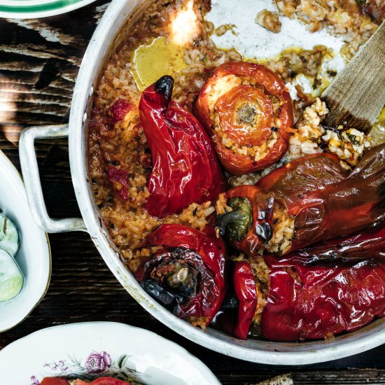 Greek stuffed Vegetables