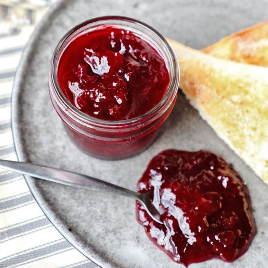 Low Sugar Plum Jam