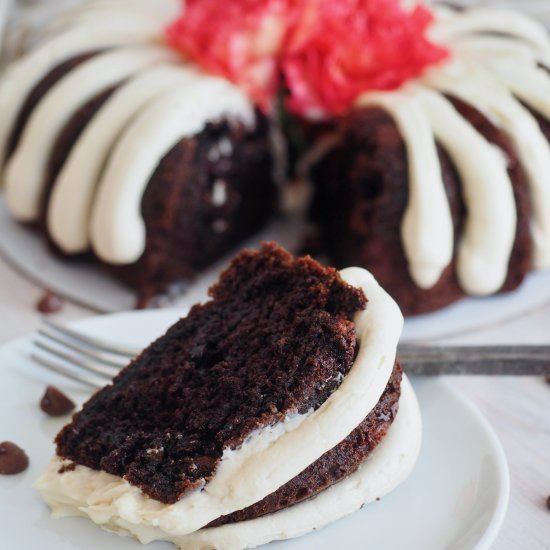 Chocolate Chocolate Chip Bundt Cake