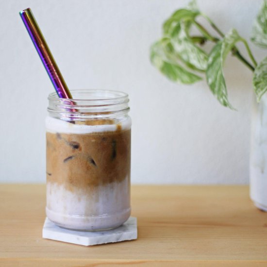 Iced Taro Latte