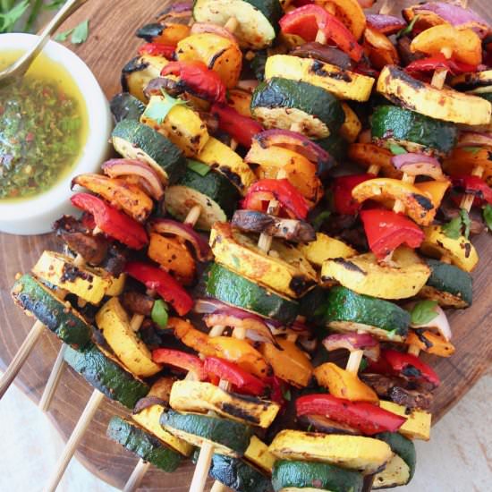 Grilled Vegetable Skewers