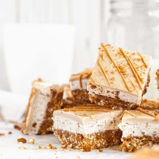 No-Bake Cookie Butter Bars