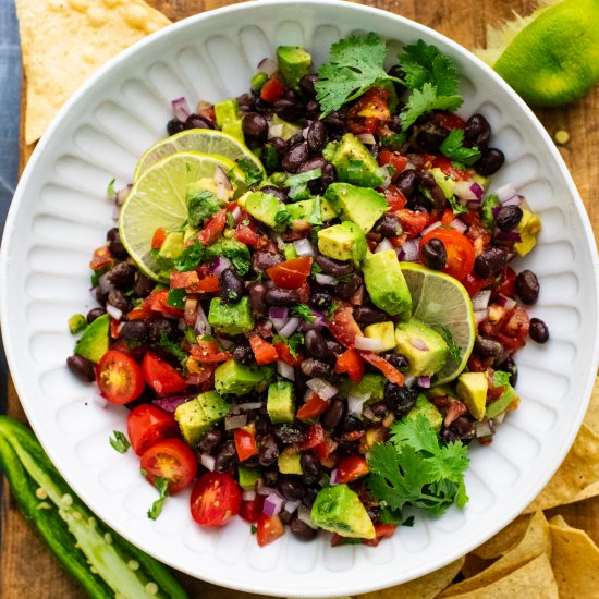 Avocado Black Bean Salsa