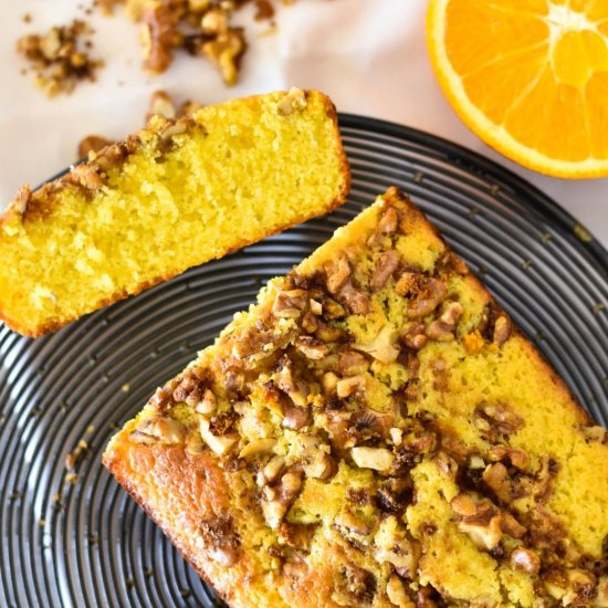 Orange & Walnut Cake