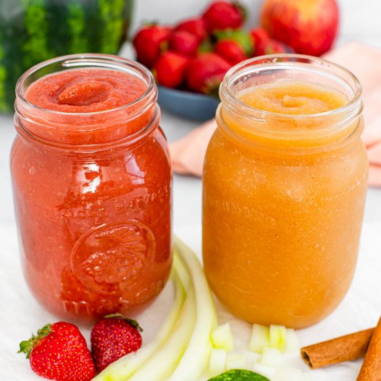 Watermelon Rind Fruit Sauce!