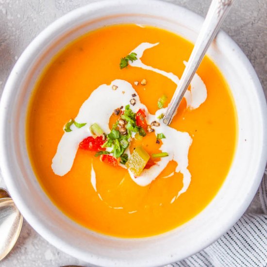 Butternut Squash Bell Pepper Soup