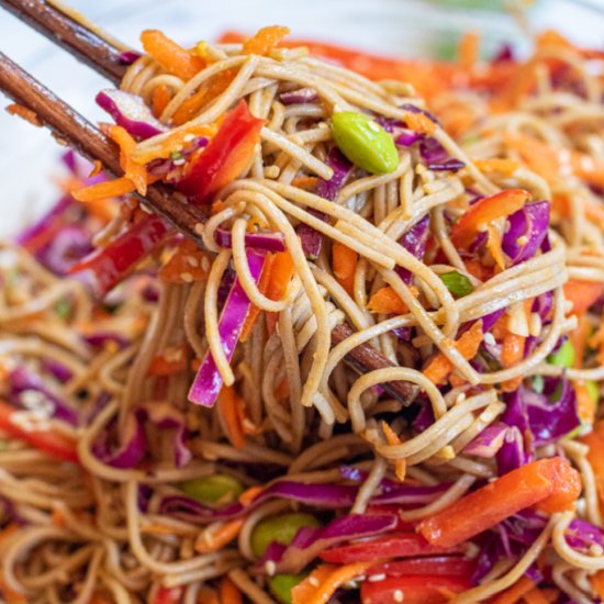 Sesame Soba Noodle Salad