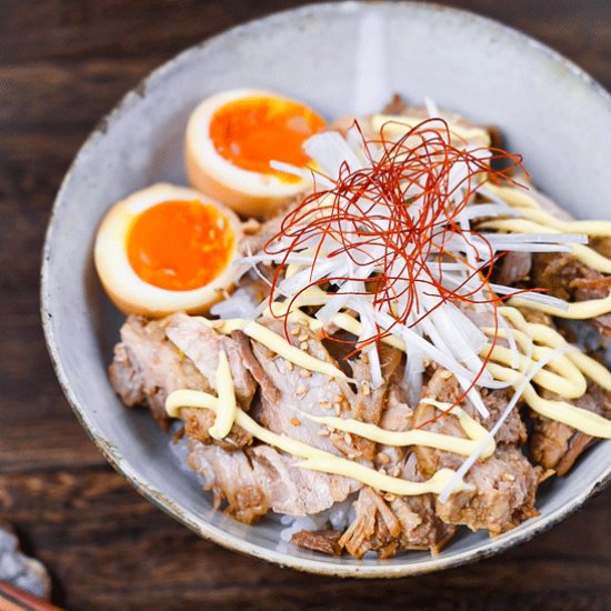 Japanese Chashu Donburi