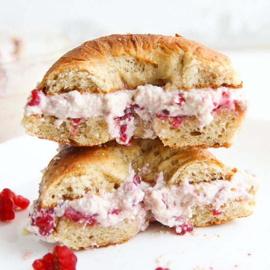 Easy Vegan Raspberry Cream Cheese