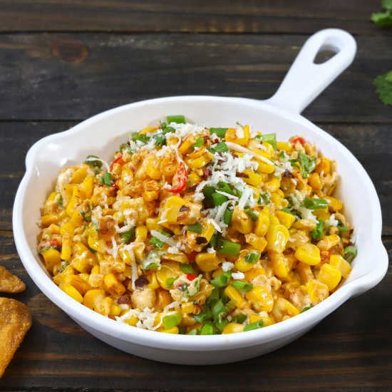 Cheesy Chilli Corn Dip