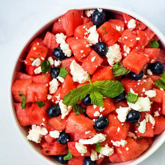 watermelon feta salad