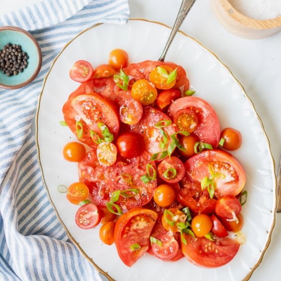 Heirloom Tomato Salad with Champagn