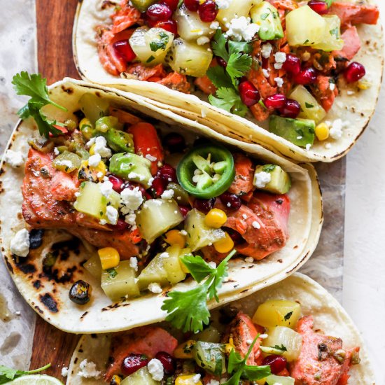 Salmon Tacos