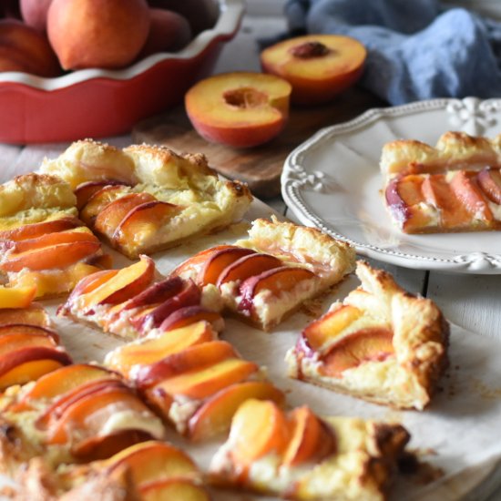 Cream Cheese Peach Galette