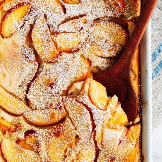 Peach Clafoutis