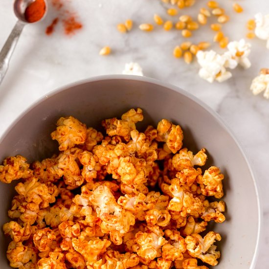 Kashmiri Chilli and Cheese Popcorn