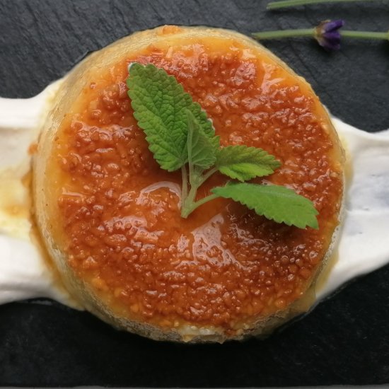 Cottage Cheese and Cinnamon Flan