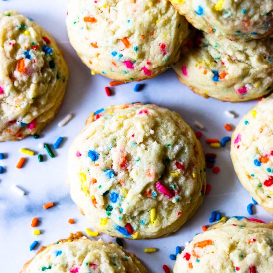 Funfetti Cake Mix Cookies