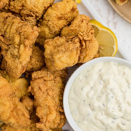 Fried Catfish Nuggets