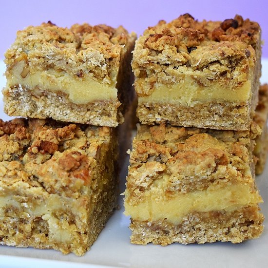 Caramel Walnut Slice