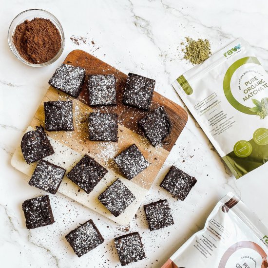 Chocolate & Matcha Squares