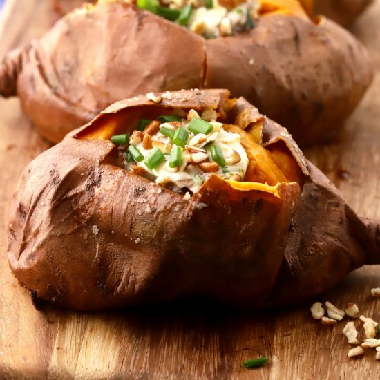 Smoked Sweet Potatoes