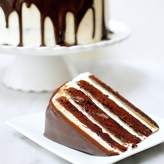 Chocolate caramel cake