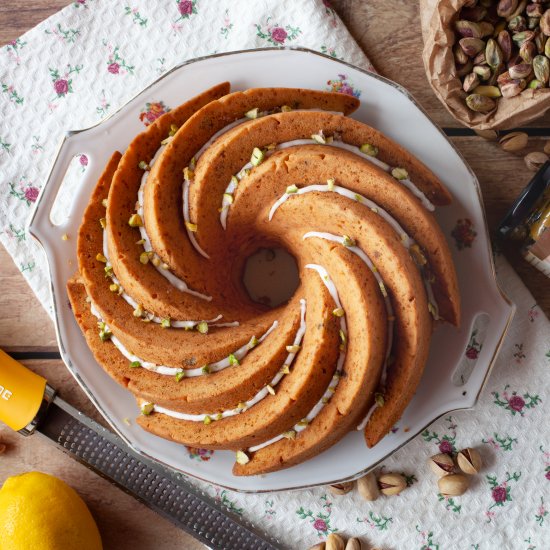 BUNDT CAKE DE PISTACHOS