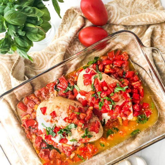 Keto Stuffed Chicken Caprese