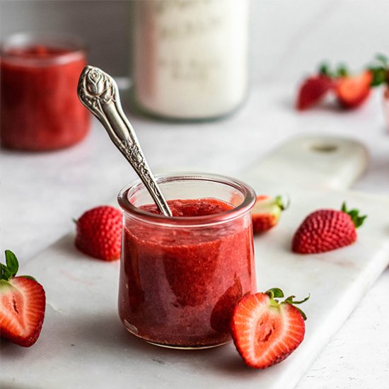 Keto Strawberry Sauce