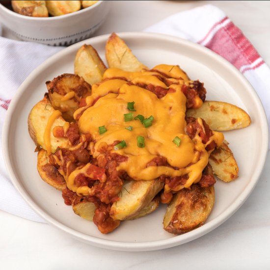 Vegan Chili Cheese Fries