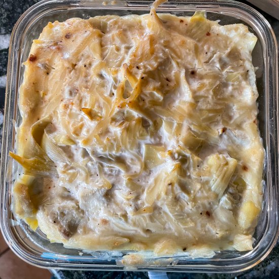 Double-Smoked Artichoke Dip