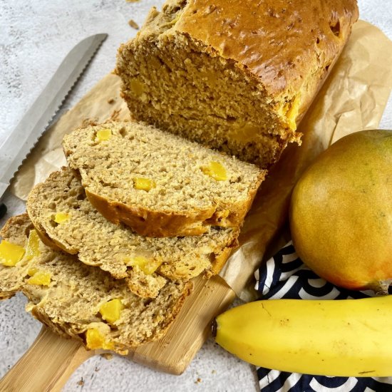 Sugar Free Mango & Banana Bread Loa