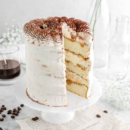 Tiramisu Layer Cake