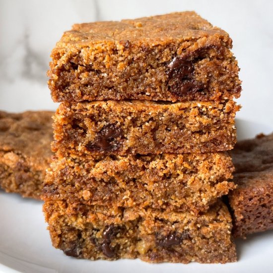 Paleo Tahini Blondies