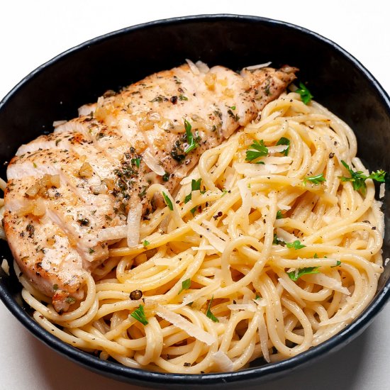 Garlic Chicken Pasta