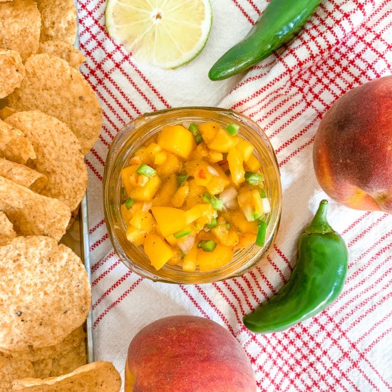 Spicy Peach Salsa