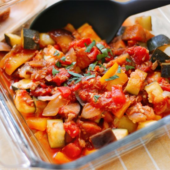 Ratatouille -Summer Vegetables Stew