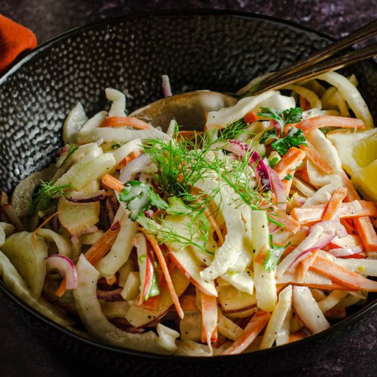 Fennel & Apple Coleslaw