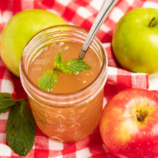 Low Sugar Apple Jelly Recipe