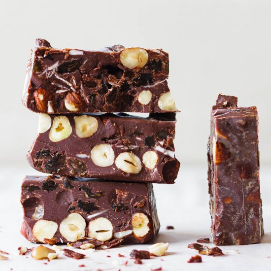 Chocolate Hazelnut Coconut Bars