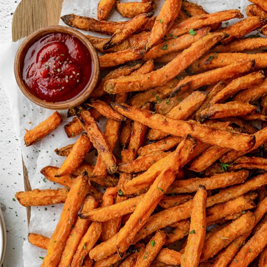 Air Fryer Frozen Sweet Potato Fries