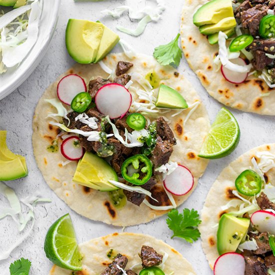 Paleo Carne Asada Tacos