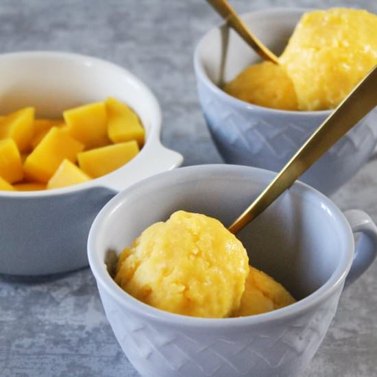 3 ingredient mango ice cream