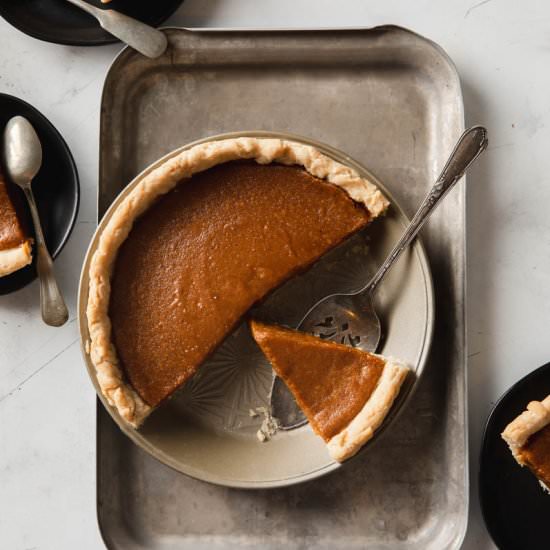 Easy Vegan Pumpkin Pie