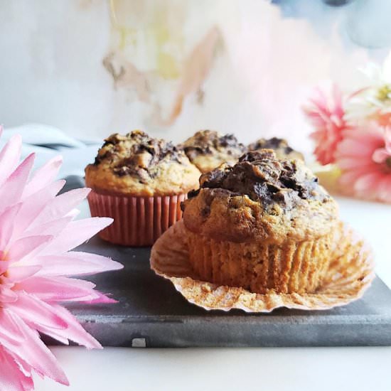 Banana Chocolate Muffins