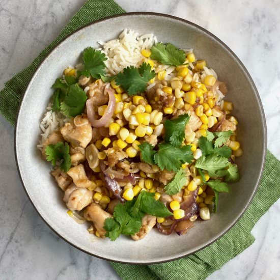 Chicken & Corn Stir-Fry